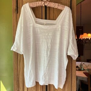 Anthropologie Square Neck Top